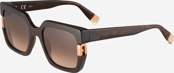 FURLA Sunglasses 'SFU624' in Brown: front