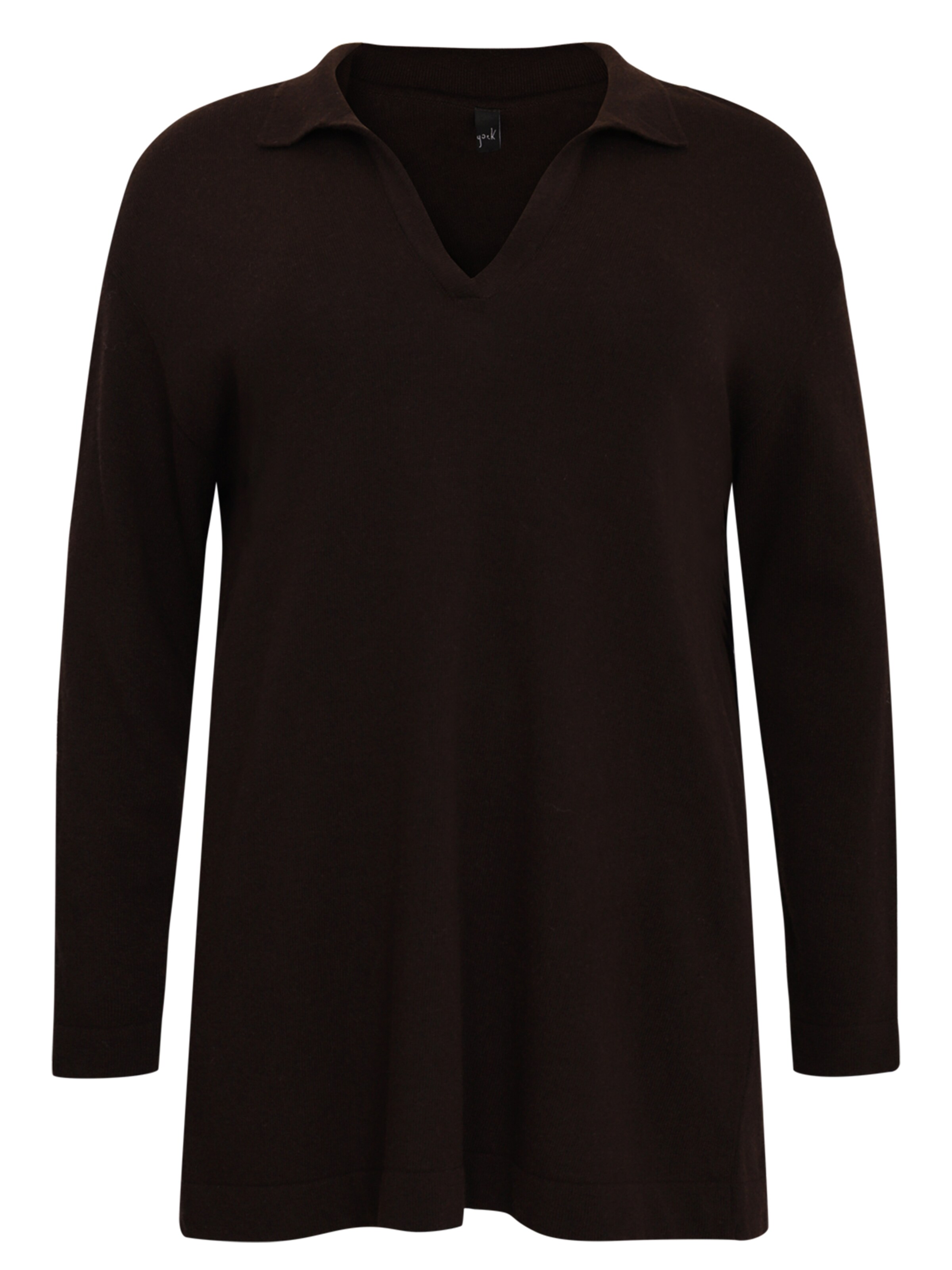 YOEK Trui in Zwart: voorkant