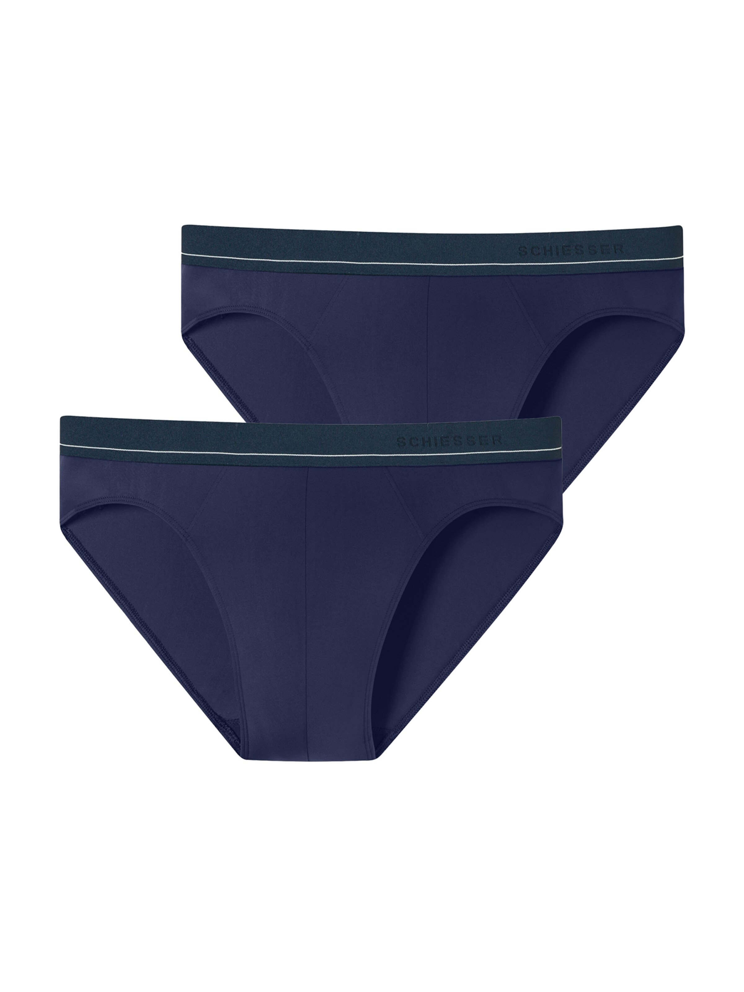 SCHIESSER Slip 'Rio' in Blauw: voorkant