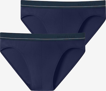 Slip 'Rio' SCHIESSER en bleu : devant