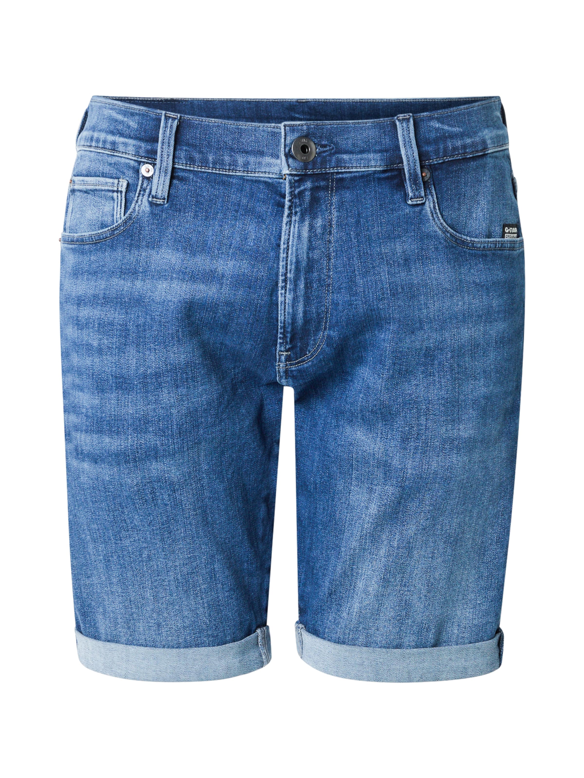 G-STAR Слим фит Дънки в синьо: отпред