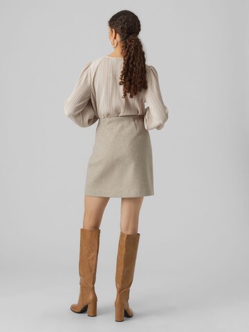 VERO MODA Skirt 'Fortuneallison' in Beige