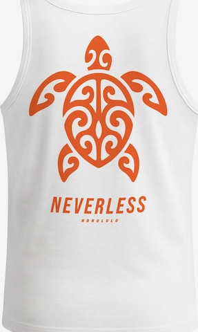 Neverless Shirt 'Honolulu Turtel' in White: front