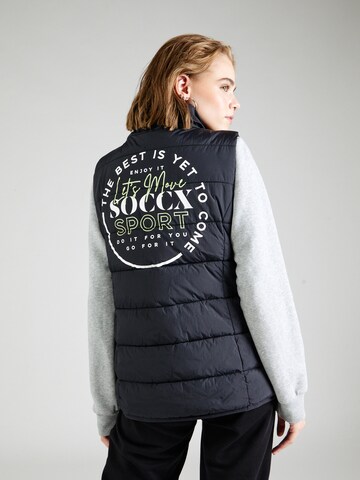 Soccx Bodywarmer in Zwart