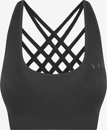 Haut de sport Born Living Yoga en noir : devant