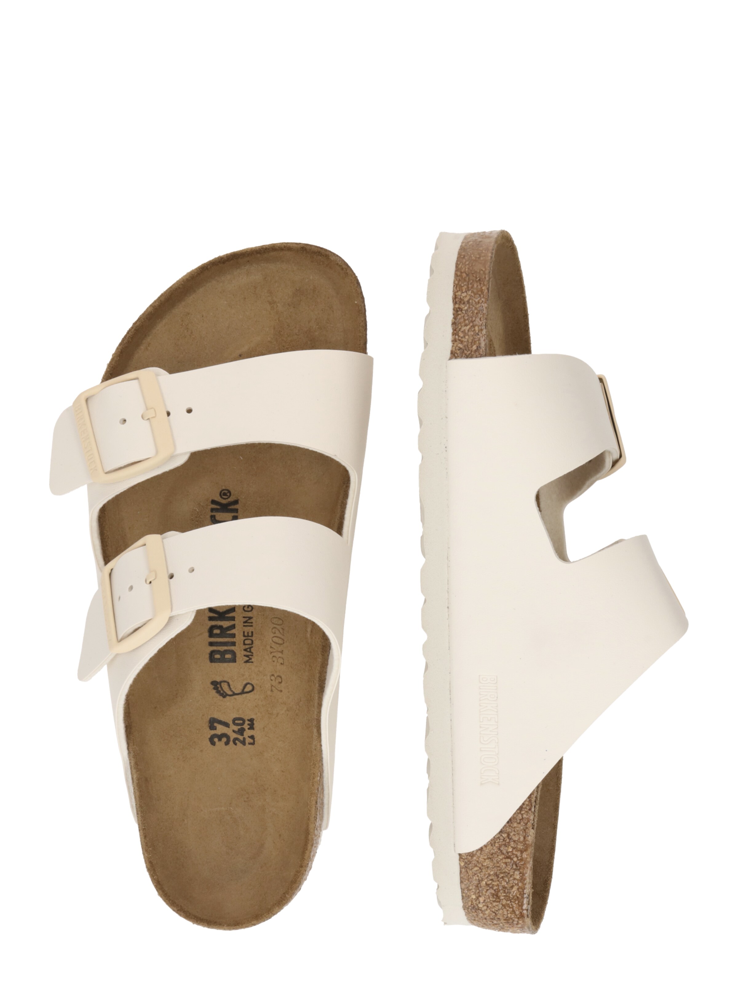 BIRKENSTOCK Papucs 'Arizona' - fehér