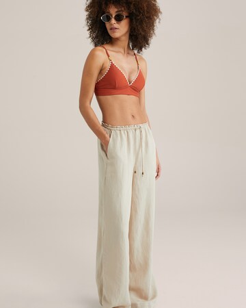 WE FashionTrokutasti Bikini gornji dio - crvena boja