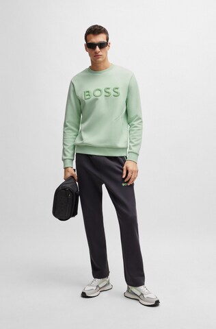 BOSS Sweatshirt 'Salbo' in Green