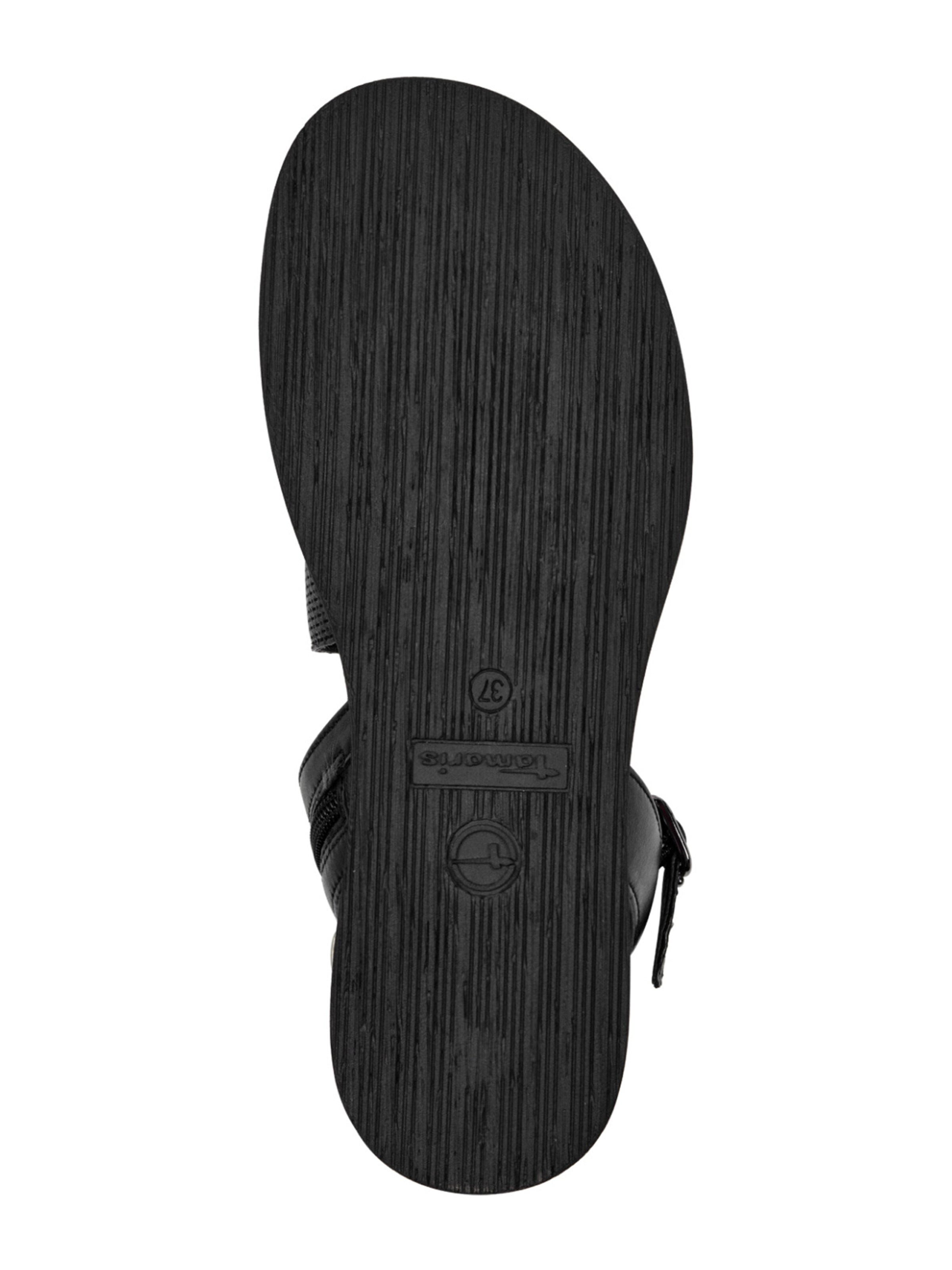 Tamaris Strap sandal in Black