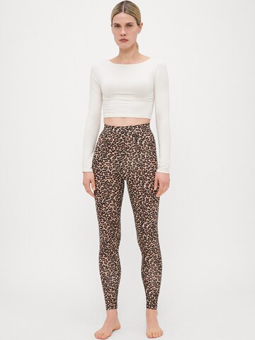 Only Tall Skinny Leggings 'ONLLIVE LOVE' - bézs