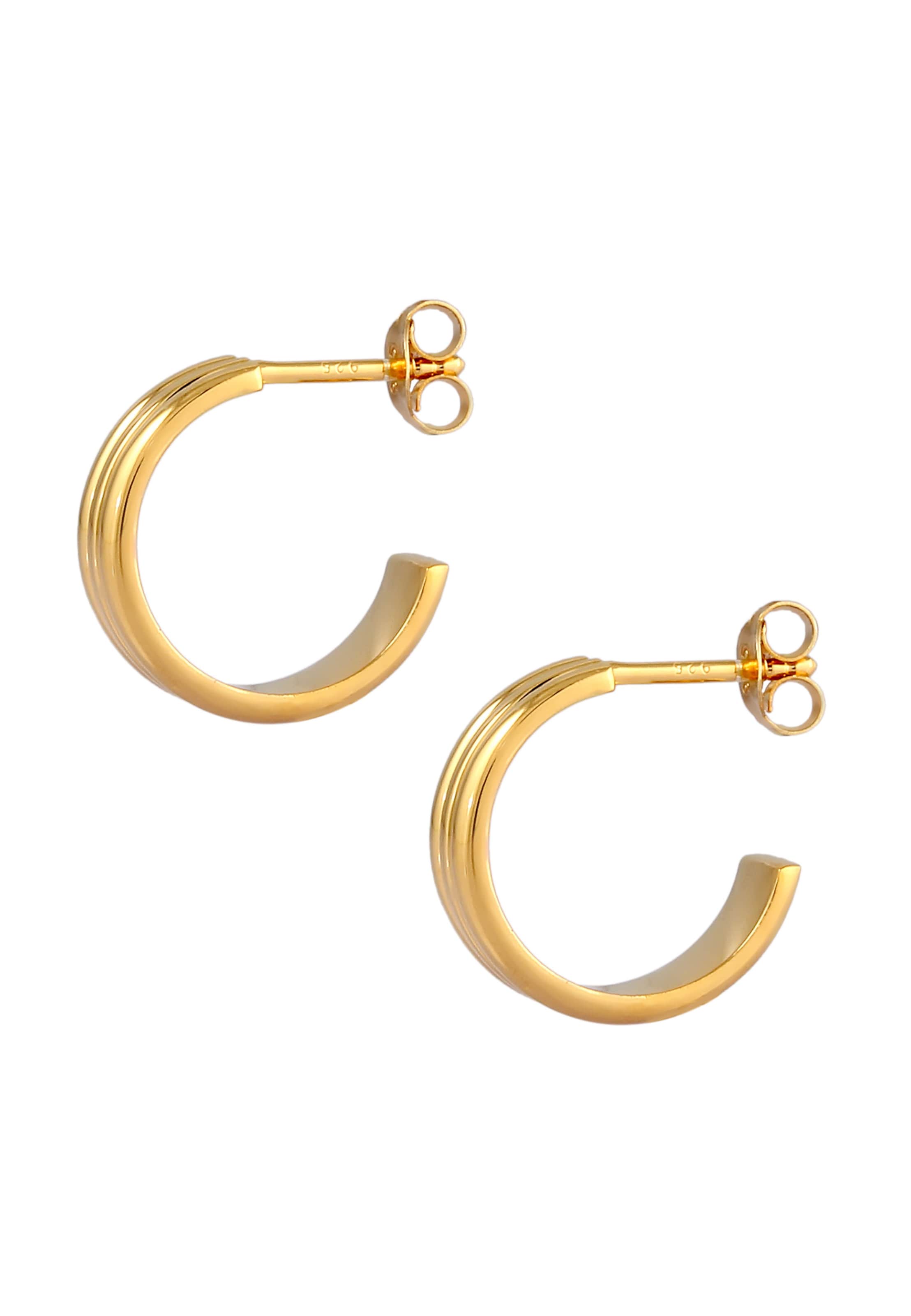 ELLI Ohrringe 'Creole' in Gold