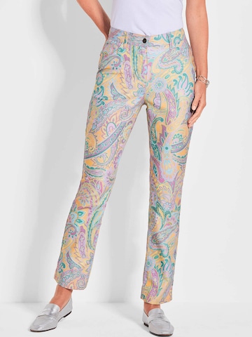 Goldner Regular Trousers 'Louisa' in Mixed colours: front