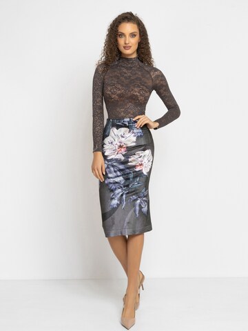 JIORO Rok 'ORCHID ICE' in Grijs