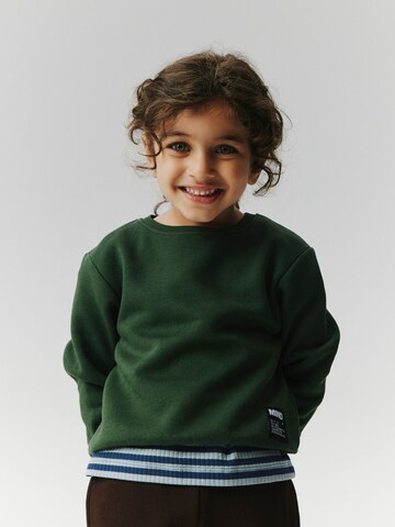 NAME IT Sweatshirt in Groen: voorkant