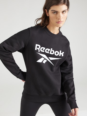 Reebok Športna majica | črna barva