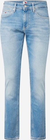 Coupe slim Jean 'Scanton' Tommy Jeans en bleu : devant