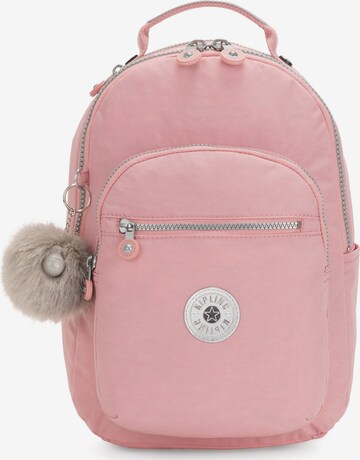 KIPLING Rucksack 'Seoul' in Pink: predná strana