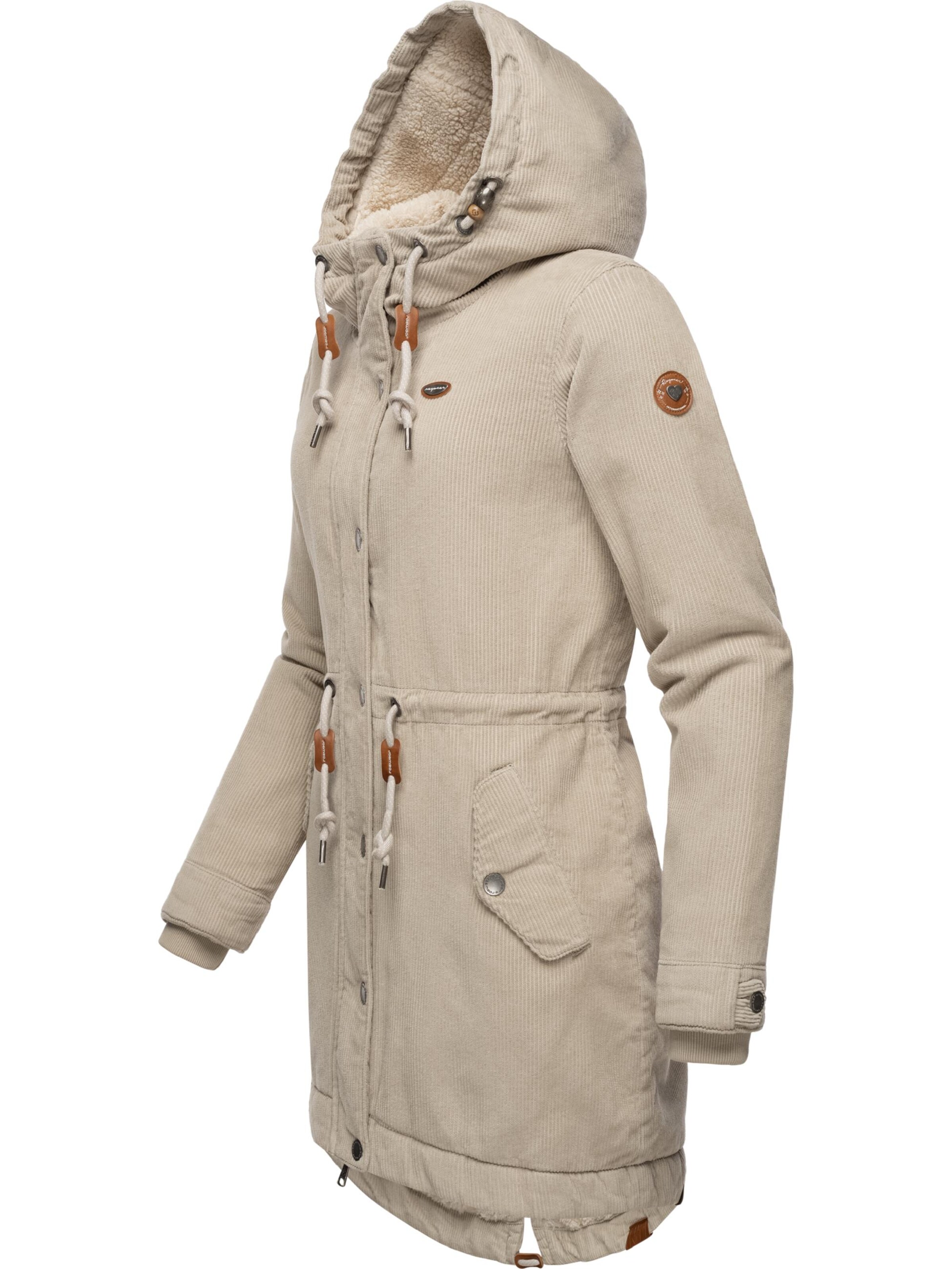Parka invernale 'Canny' di Ragwear in beige