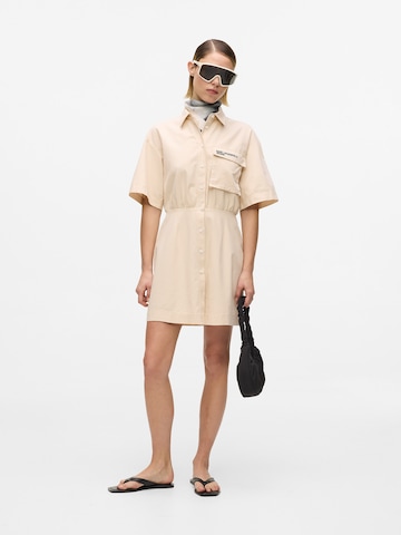 KARL LAGERFELD JEANS Košilové šaty – béžová