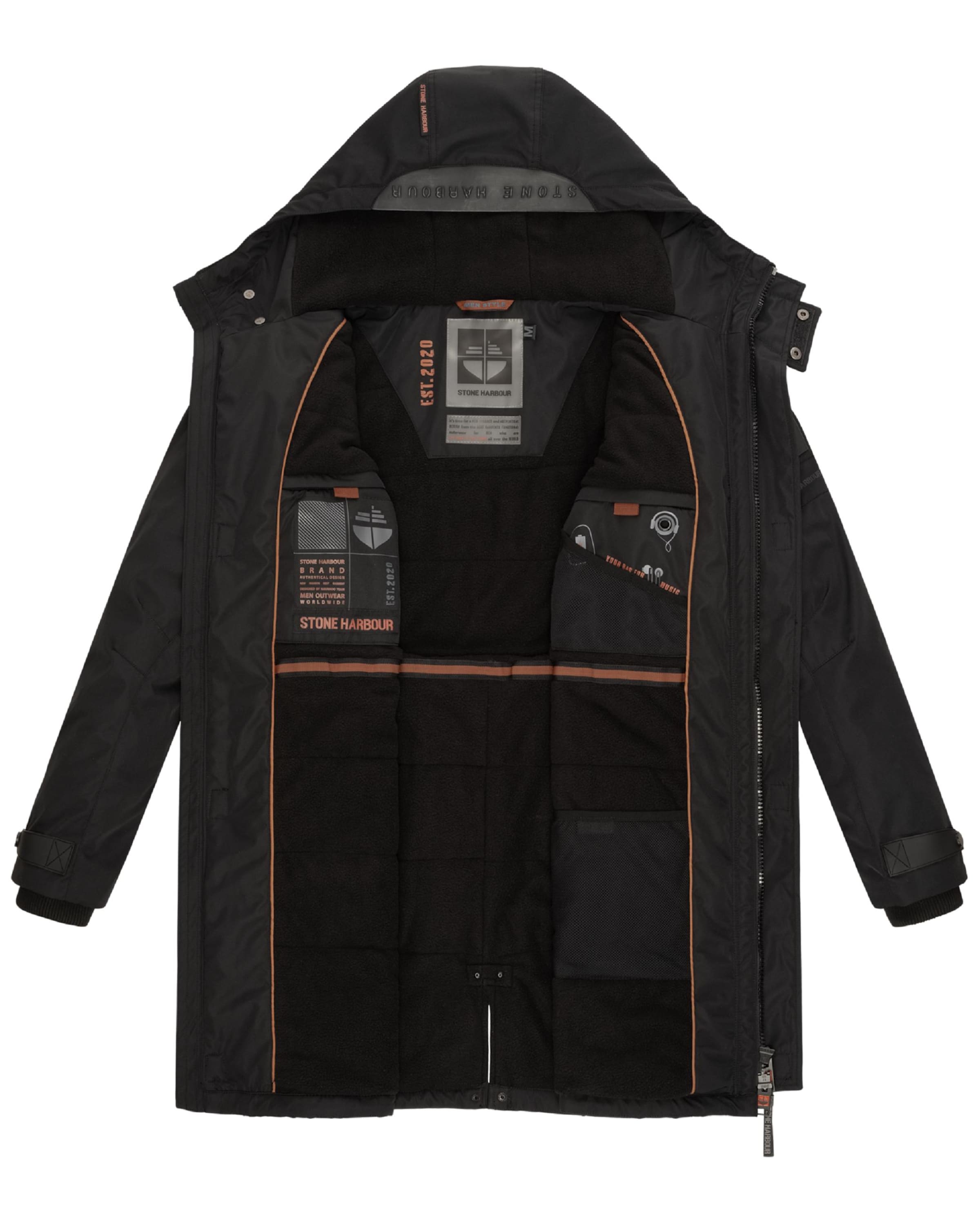 melns STONE HARBOUR Funkcionāla jaka 'Lanzoo'