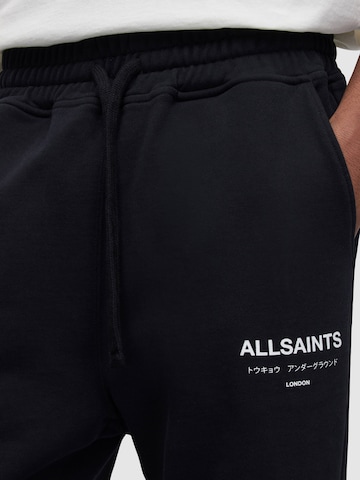 AllSaints - Regular Calças 'UNDERGROUND' em preto