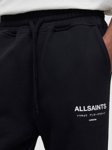 AllSaints Regular Pants 'UNDERGROUND' in Black