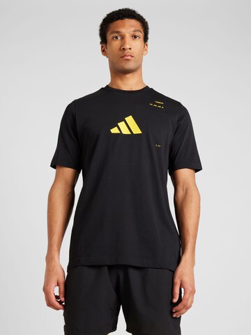 ADIDAS PERFORMANCE Functioneel shirt 'TNS CAT G T' in Zwart