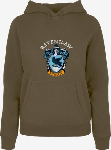 ABSOLUTE CULT Sweatshirt 'Harry Potter - Ravenclaw Crest' in Grün: predná strana