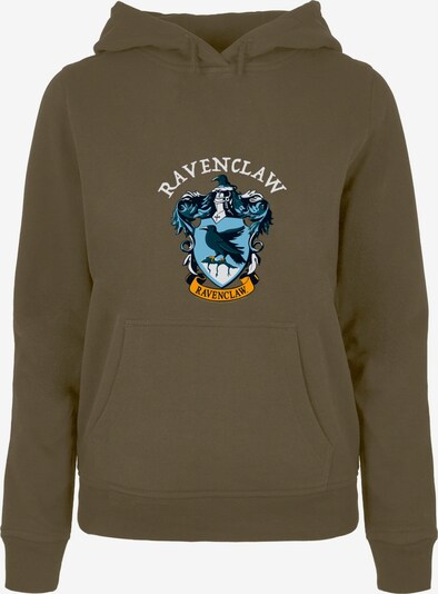 ABSOLUTE CULT Sweatshirt 'Harry Potter - Ravenclaw Crest' in blau / oliv / orange / weiß, Produktansicht