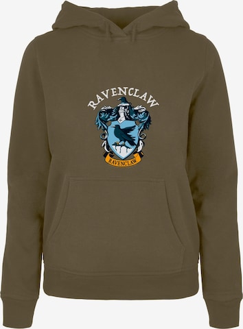 Sweat-shirt 'Harry Potter - Ravenclaw Crest' ABSOLUTE CULT en vert : devant