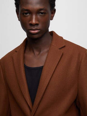 Pull&Bear Between-Seasons Coat in Brown