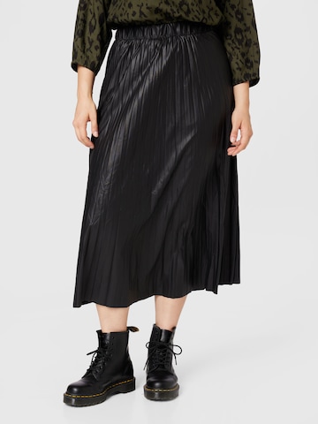 ONLY Carmakoma Skirt 'Anino' in Black: front