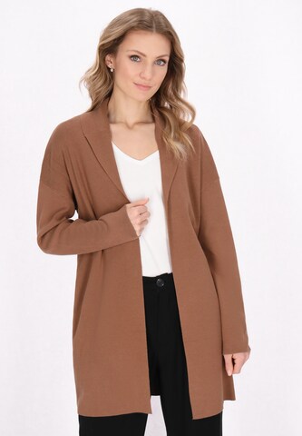 DreiMaster Klassik - Cárdigan 'Classic Look' en marrón: frente