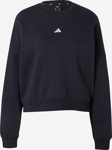 ADIDAS SPORTSWEAR - Camiseta deportiva en negro: frente