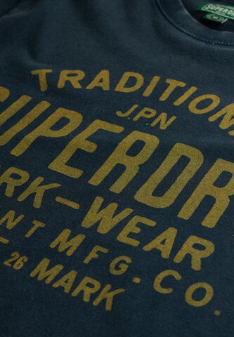 Superdry Shirt in Blauw