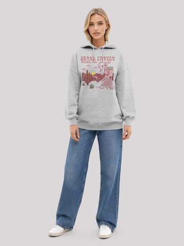 Sweat-shirt 'US National Parks Grand Canyon Sunrise' F4NT4STIC en gris