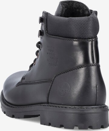 Rieker Lace-Up Boots in Black