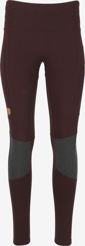 Whistler Regular Workout Pants 'Millie' in Brown: front