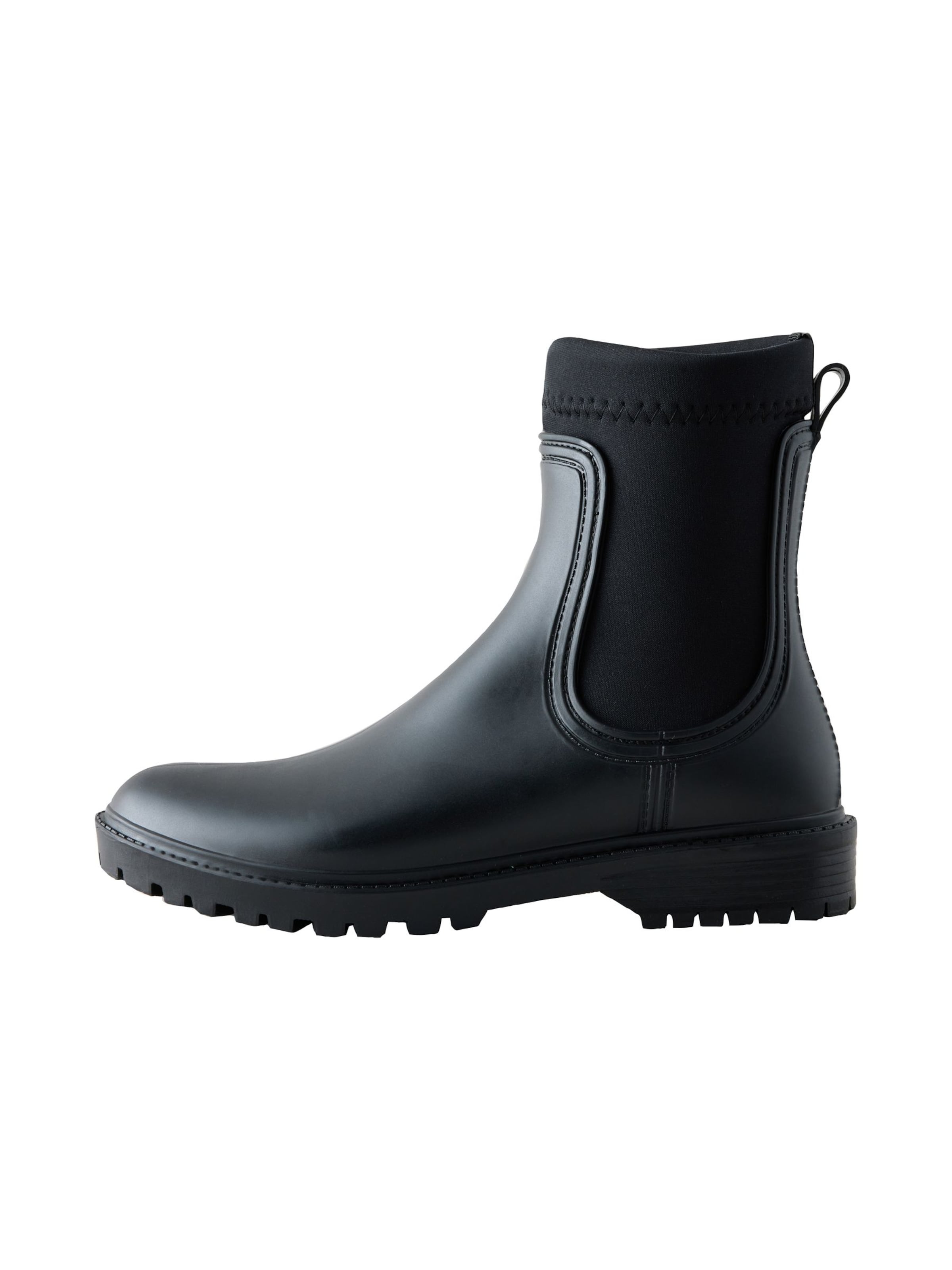 Next - Botas de lluvia en negro: frente