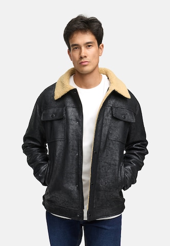 INDICODE JEANS Between-season jacket 'INVados' in Black