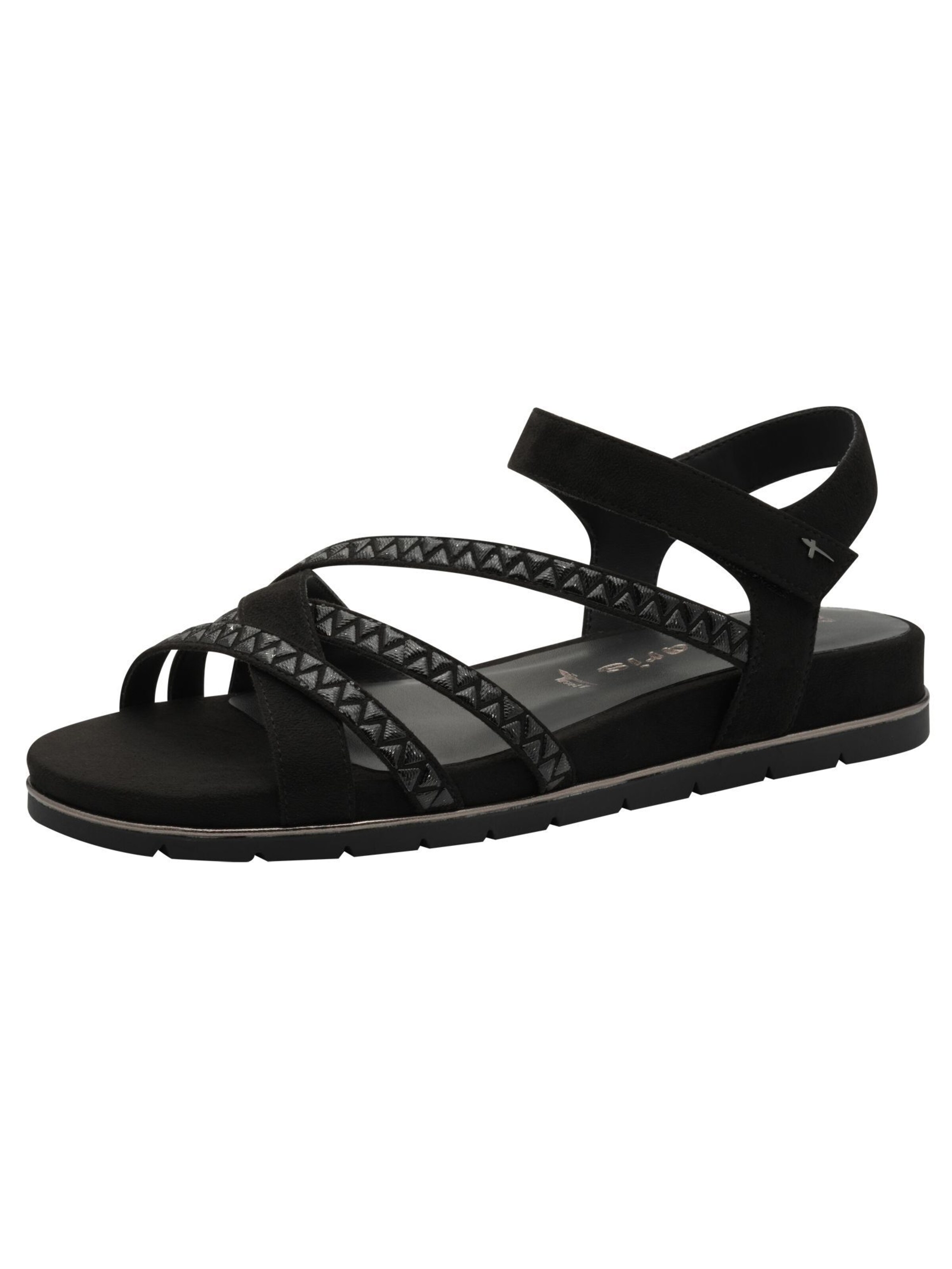 Tamaris Sandale in Schwarz: Vorderseite