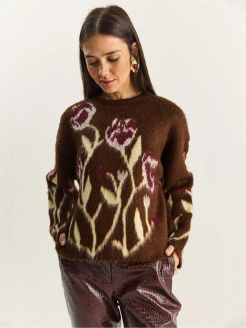 Bianco LucciPulover 'Pullover' - smeđa boja