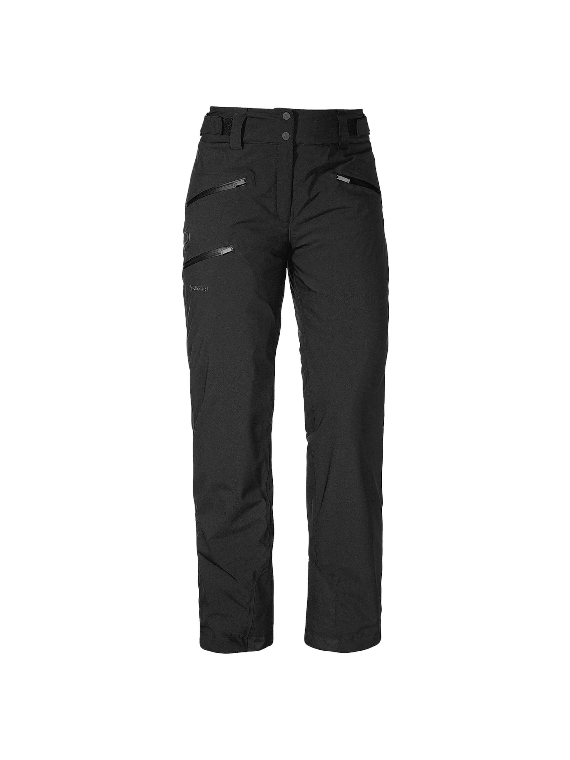 Schöffel - Regular Calças outdoor 'Canazei' em preto: frente