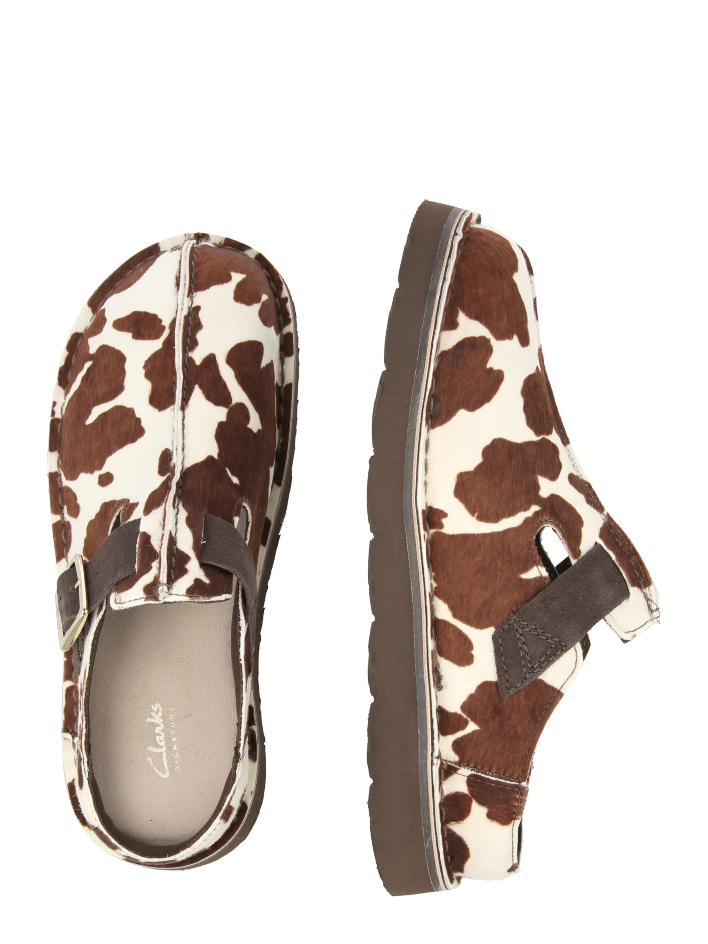 CLARKS Klapki 'Solsbury' w kolorze brązowy: bok