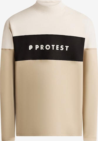 PROTEST Sportsweatshirt 'PRTLevin' in Bruin: voorkant
