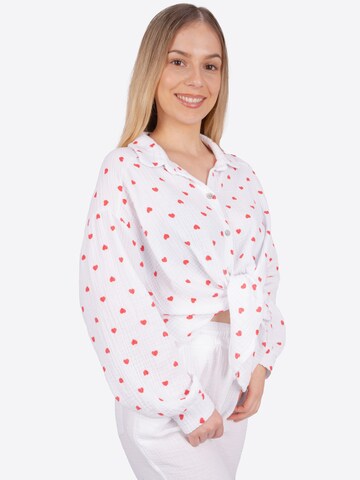 Chemisier 'Liya' Seasons of April en blanc