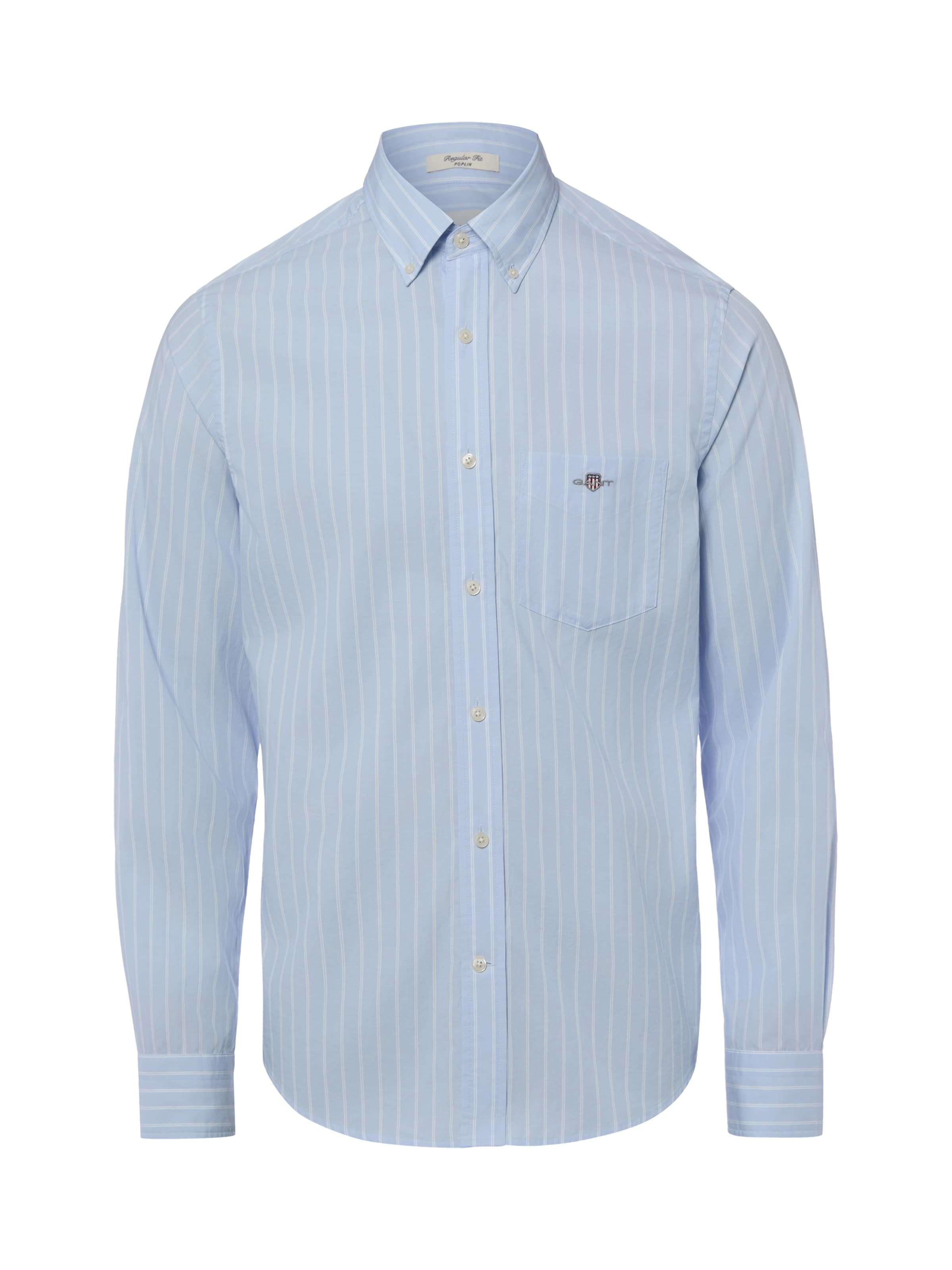 Coupe regular Chemise GANT en bleu : devant