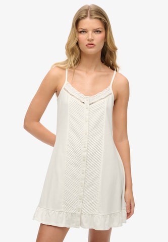 Superdry Dress in White: front