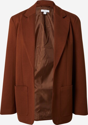 TOPSHOP Blazer in Brown: front