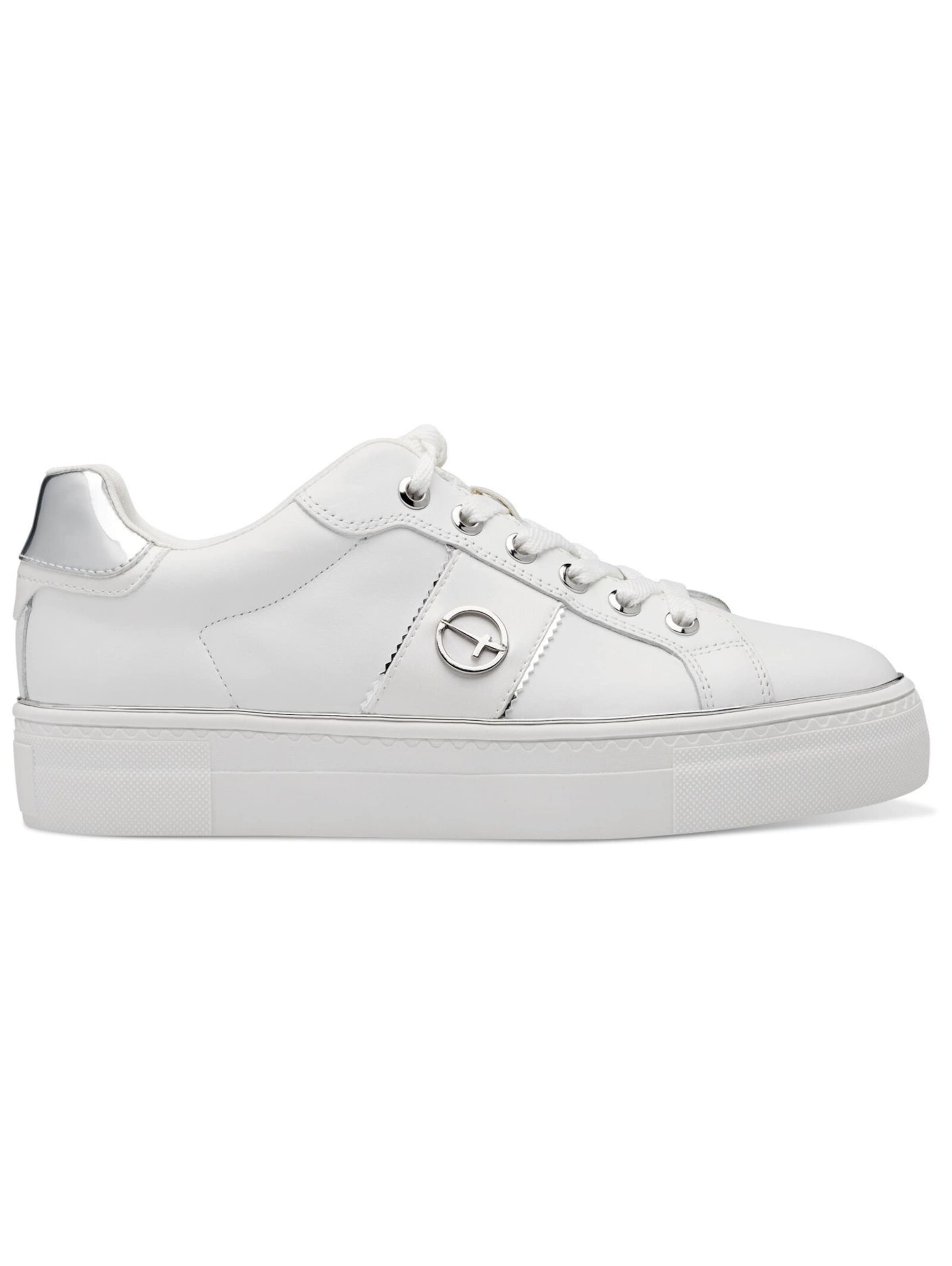 Tamaris Σνίκερ χαμηλό σε λευκό